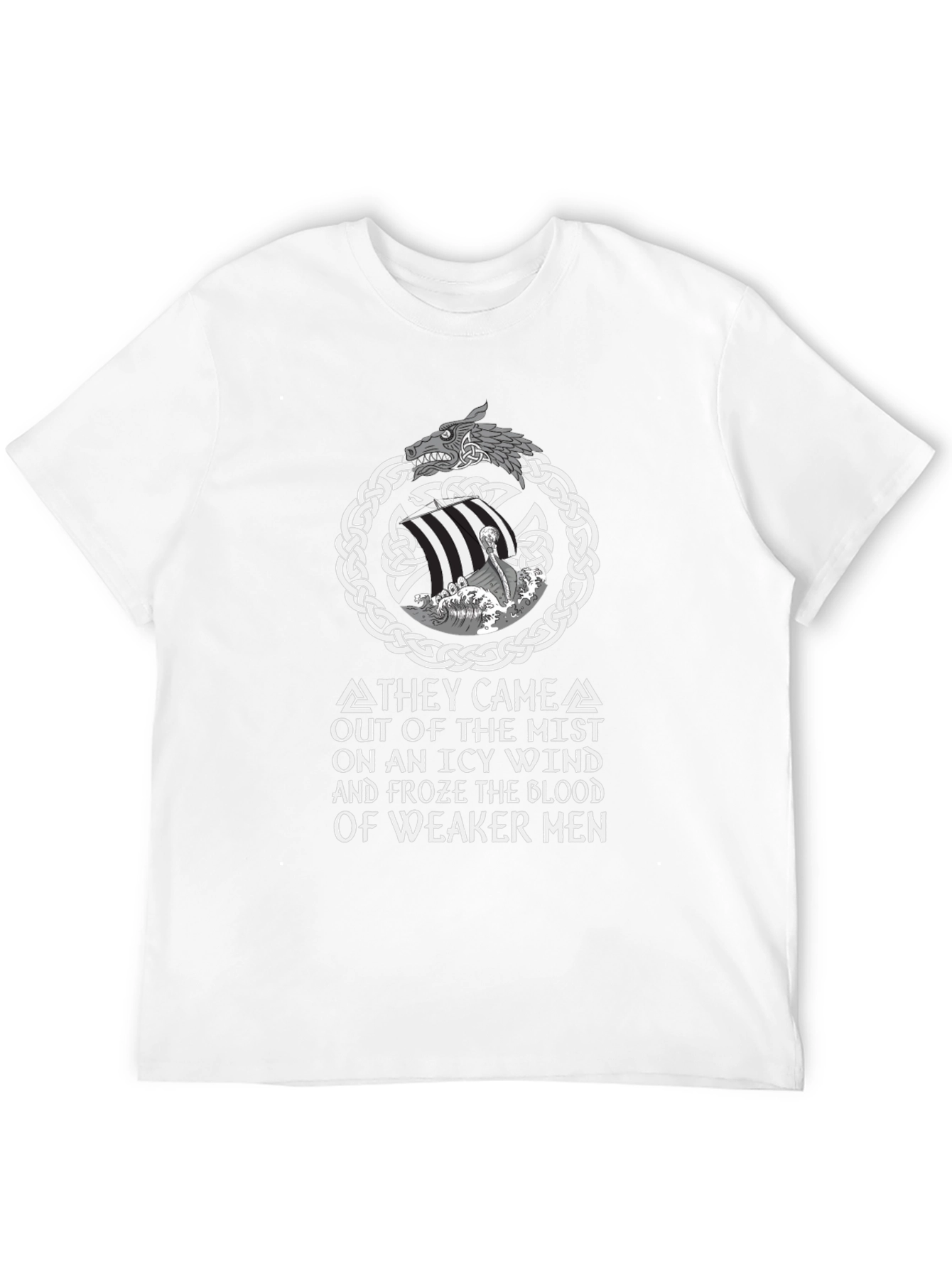 Viking T-Shirt:  They Came Out of the Mist Design