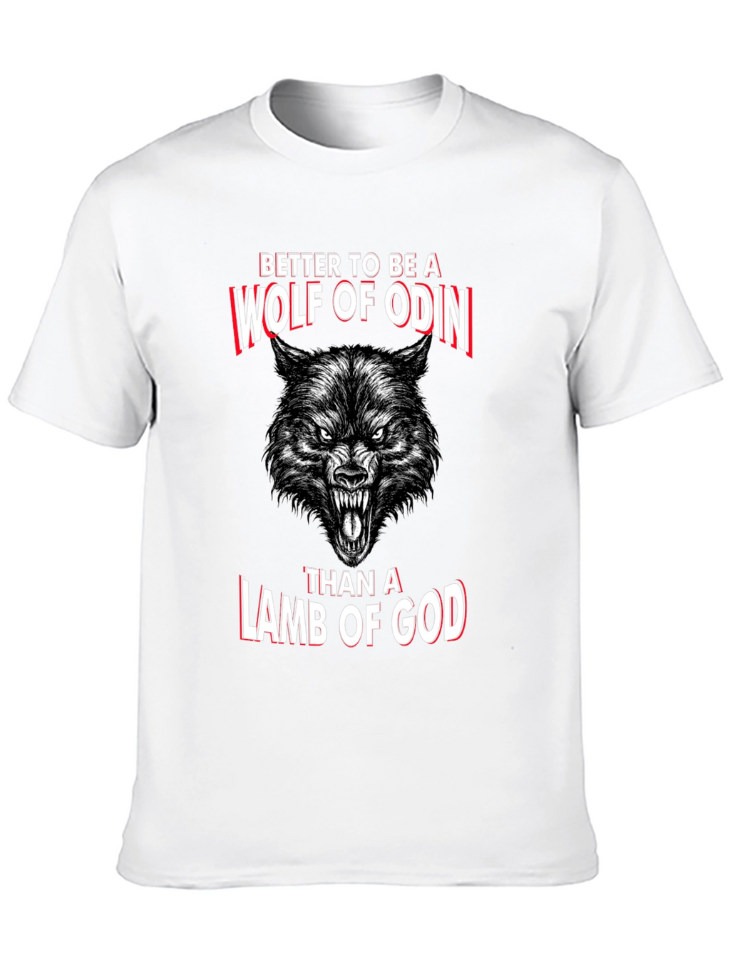 Wolf of Odin Graphic T-Shirt - Norse Mythology