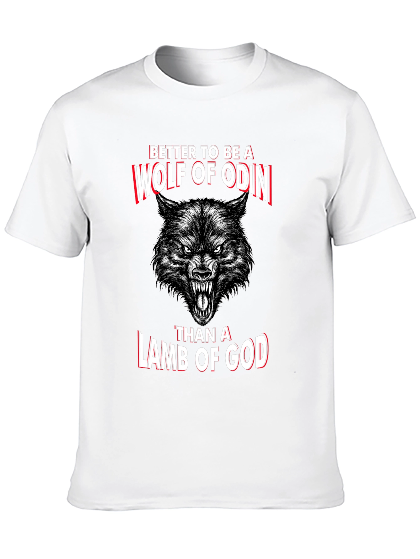 Wolf of Odin Graphic T-Shirt - Norse Mythology