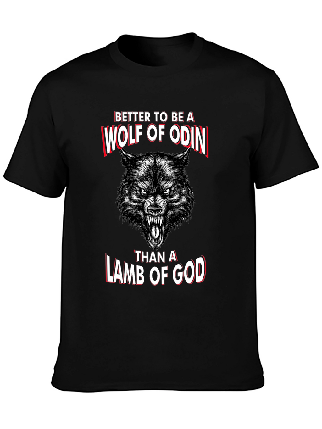 Wolf of Odin Graphic T-Shirt - Norse Mythology