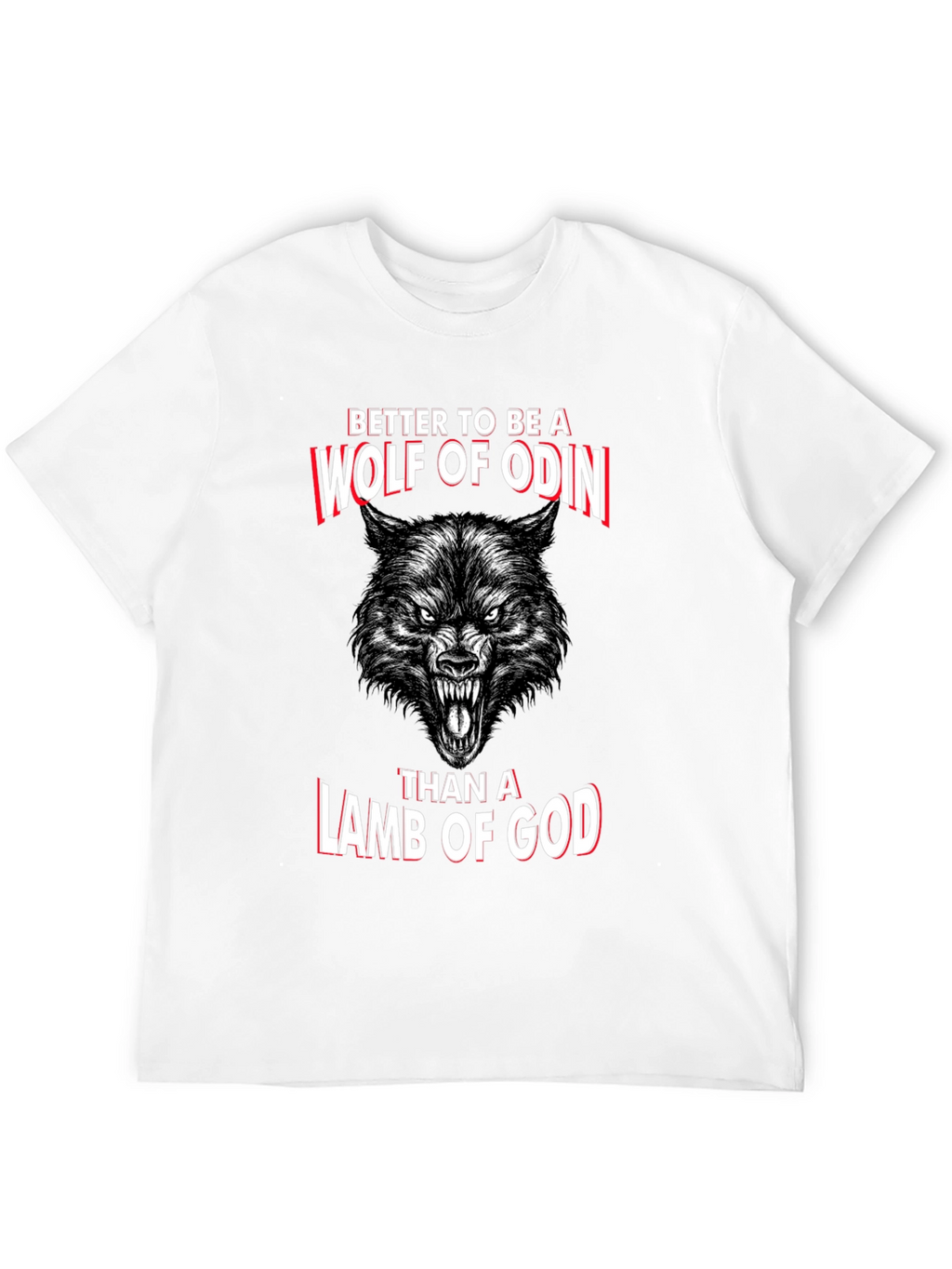 Wolf of Odin Graphic T-Shirt - Norse Mythology