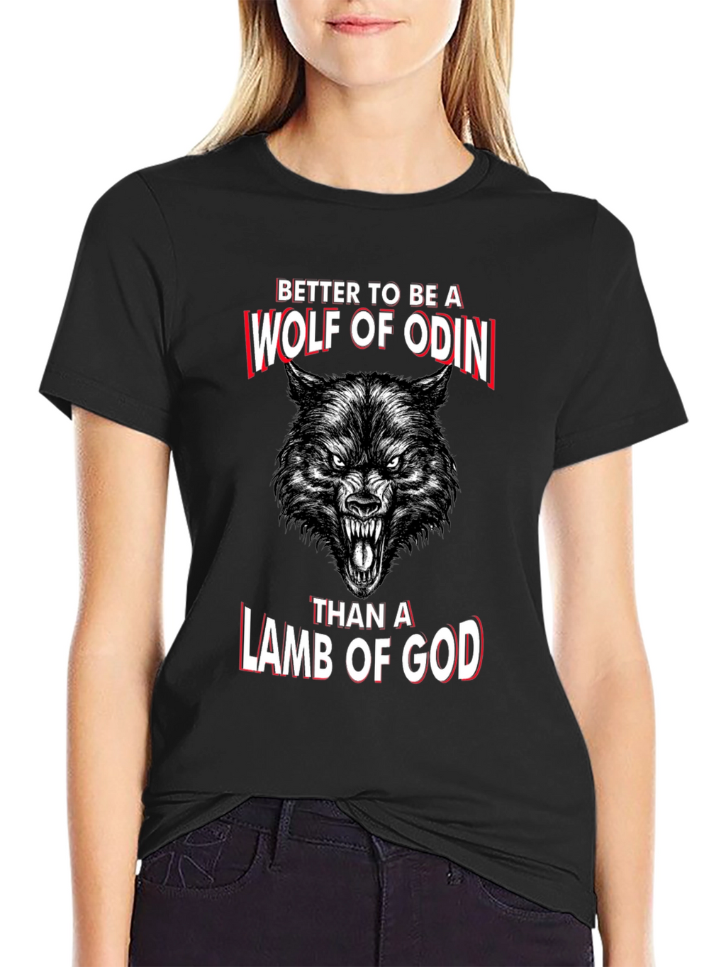Wolf of Odin Graphic T-Shirt - Norse Mythology