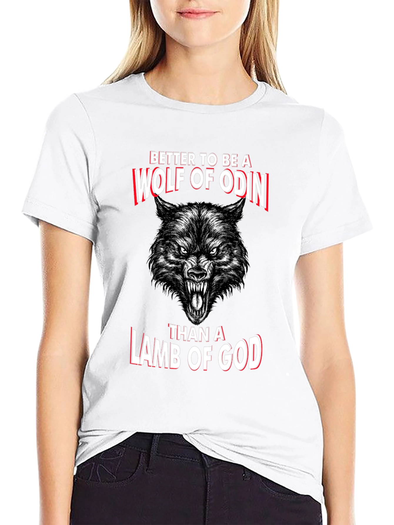 Wolf of Odin Graphic T-Shirt - Norse Mythology