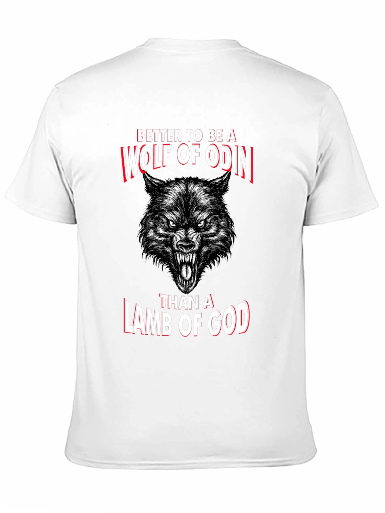 Wolf of Odin Graphic T-Shirt - Norse Mythology