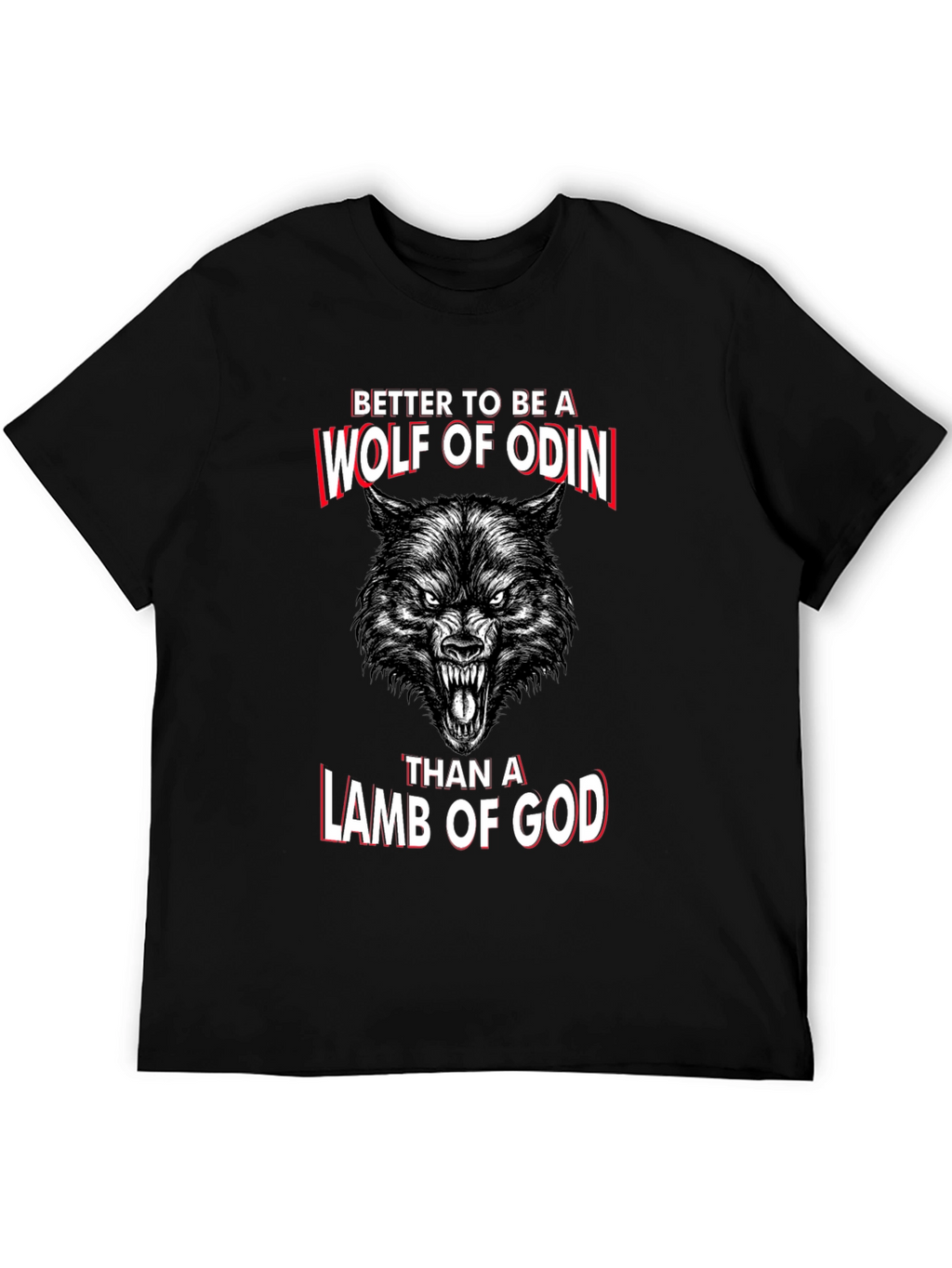 Wolf of Odin Graphic T-Shirt - Norse Mythology