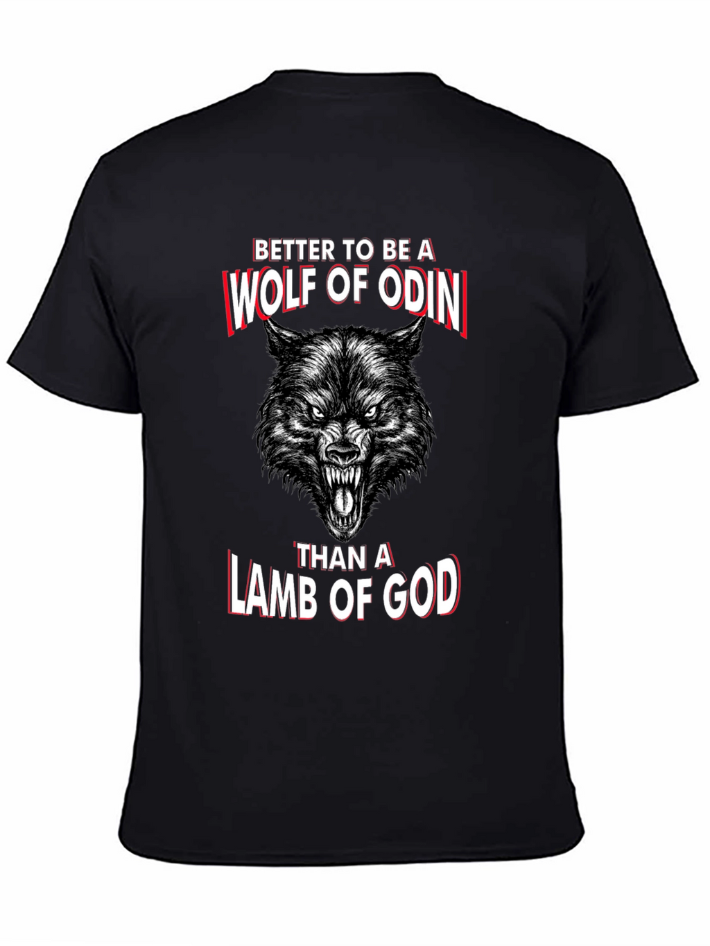 Wolf of Odin Graphic T-Shirt - Norse Mythology