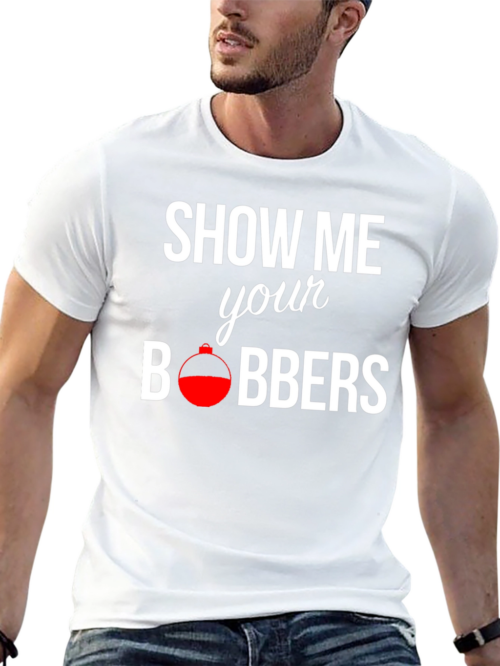 Show Me Your Bobbers Fishing T-Shirt - Black