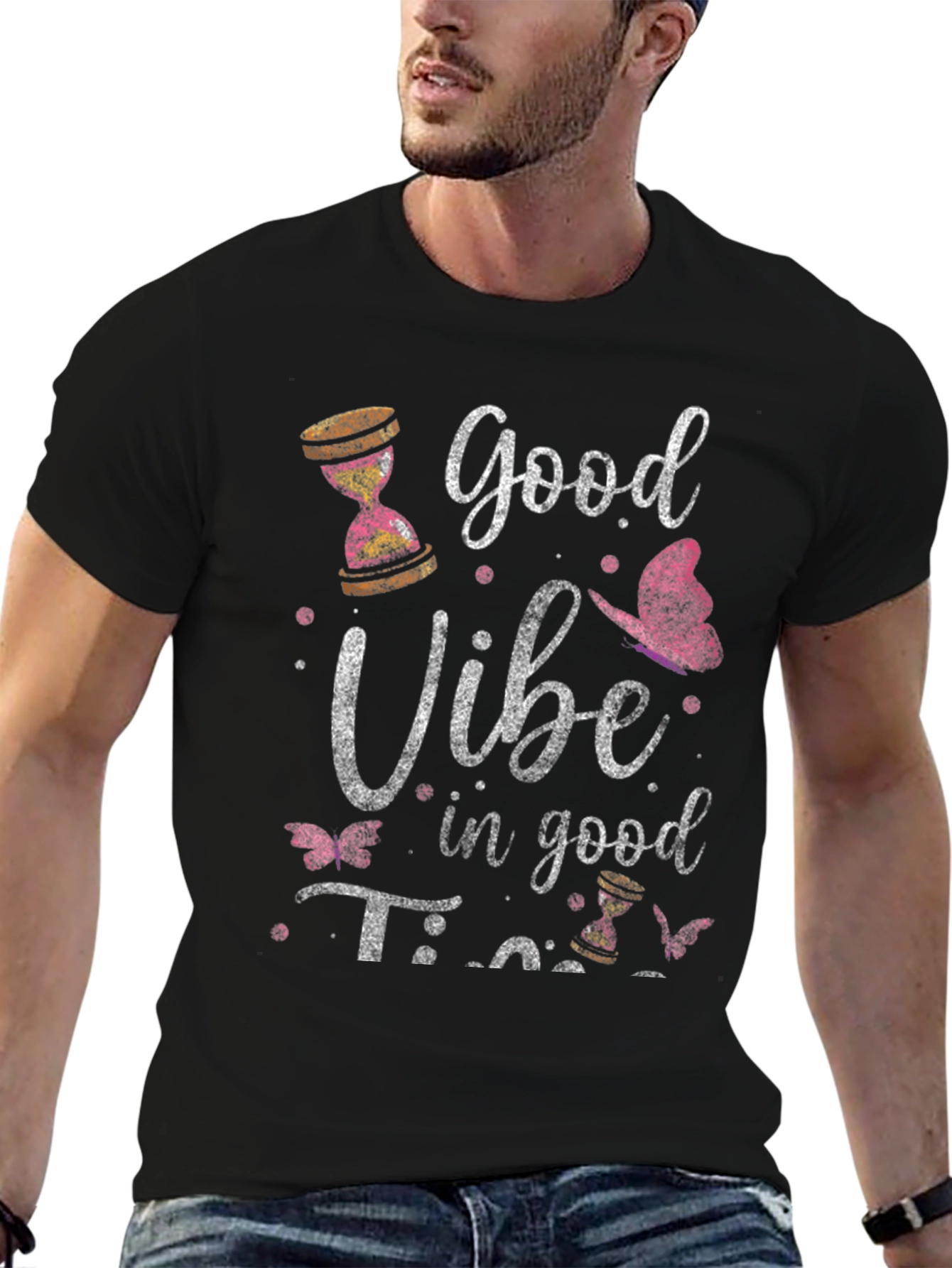 Good Vibes Graphic Tee - Stylish Comfort