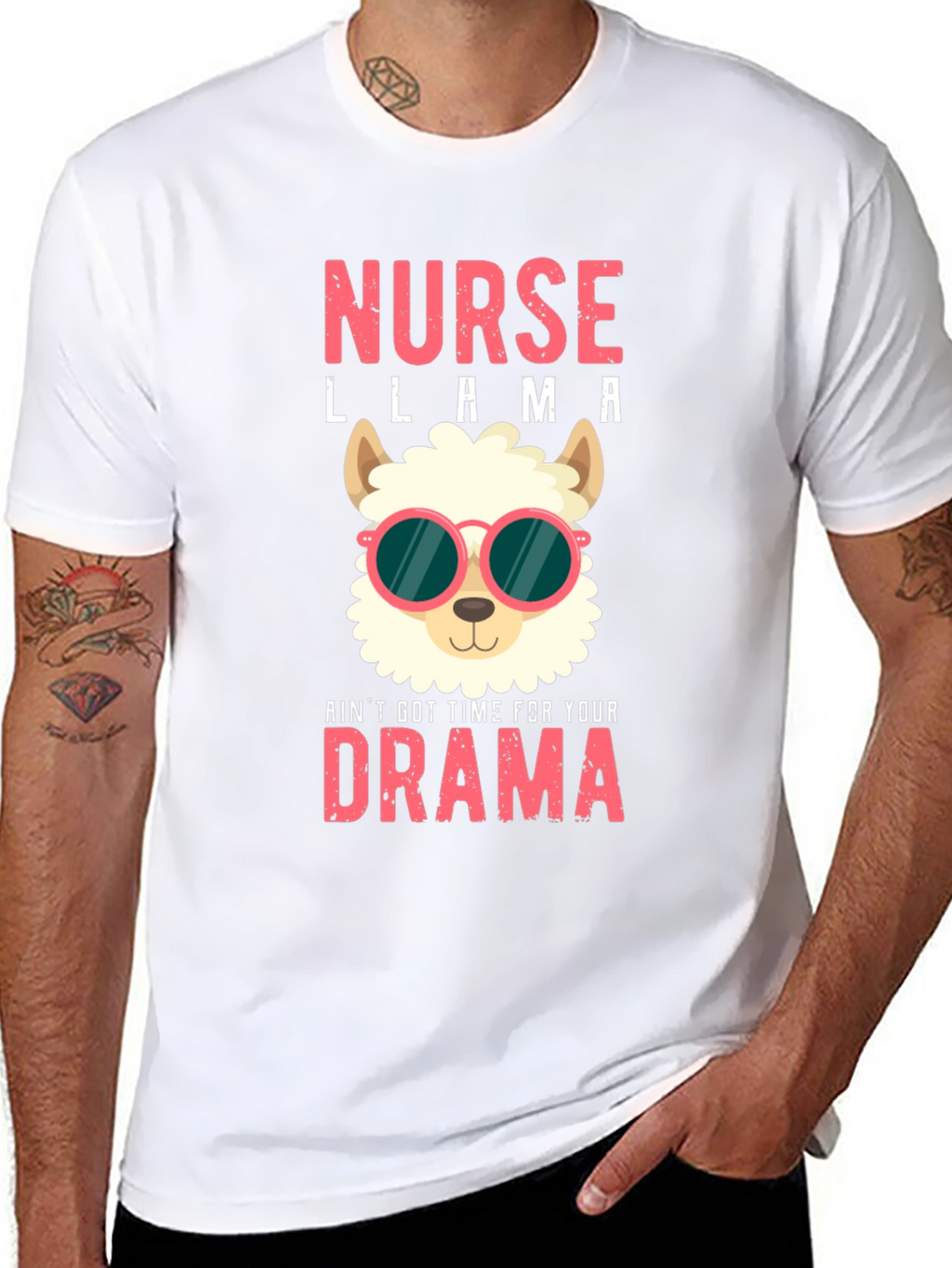 Nurse Llama Drama T-Shirt