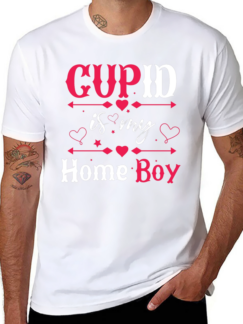 Cupid is My Home Boy Valentines Day T-Shirt