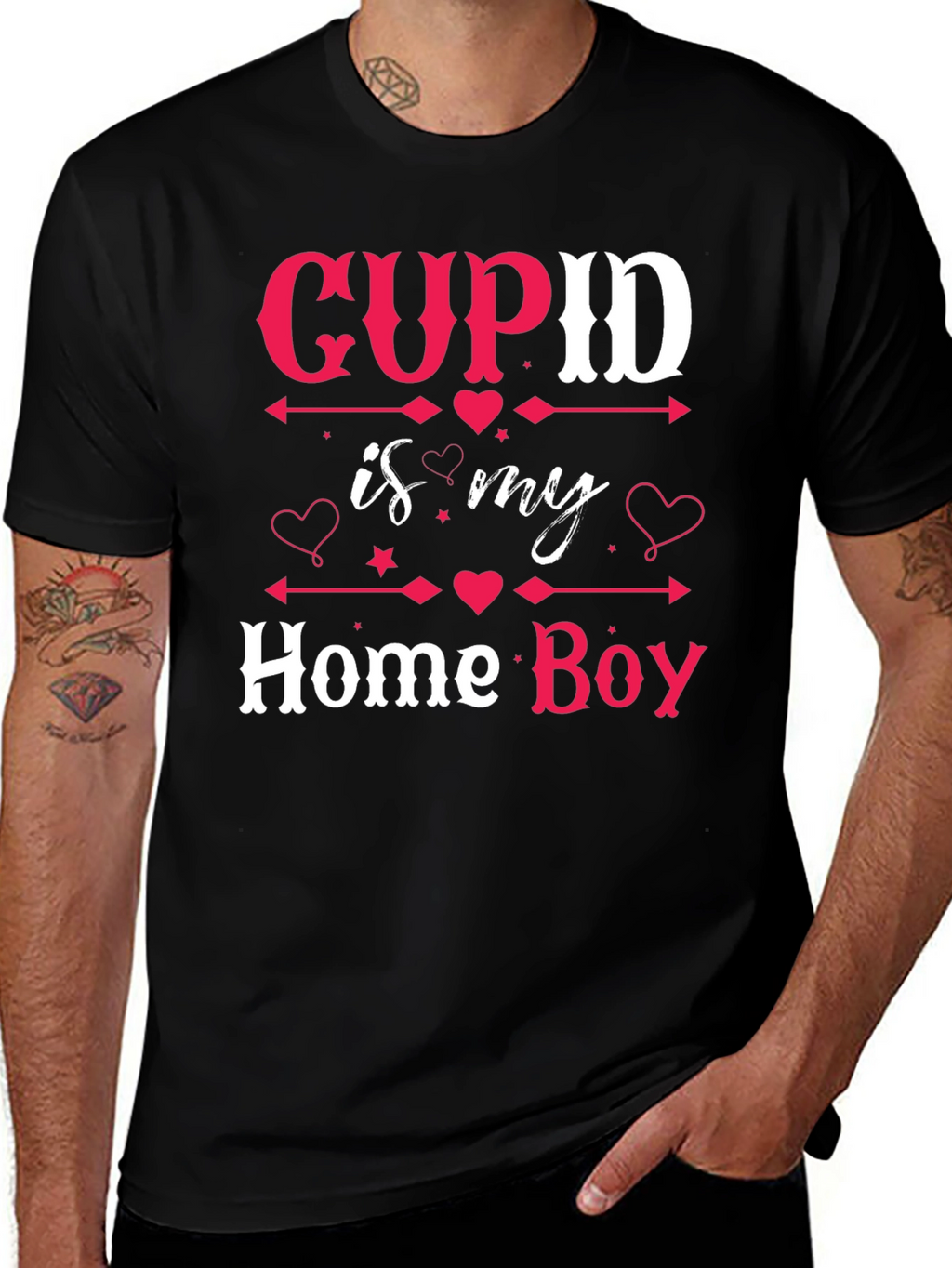 Cupid is My Home Boy Valentines Day T-Shirt
