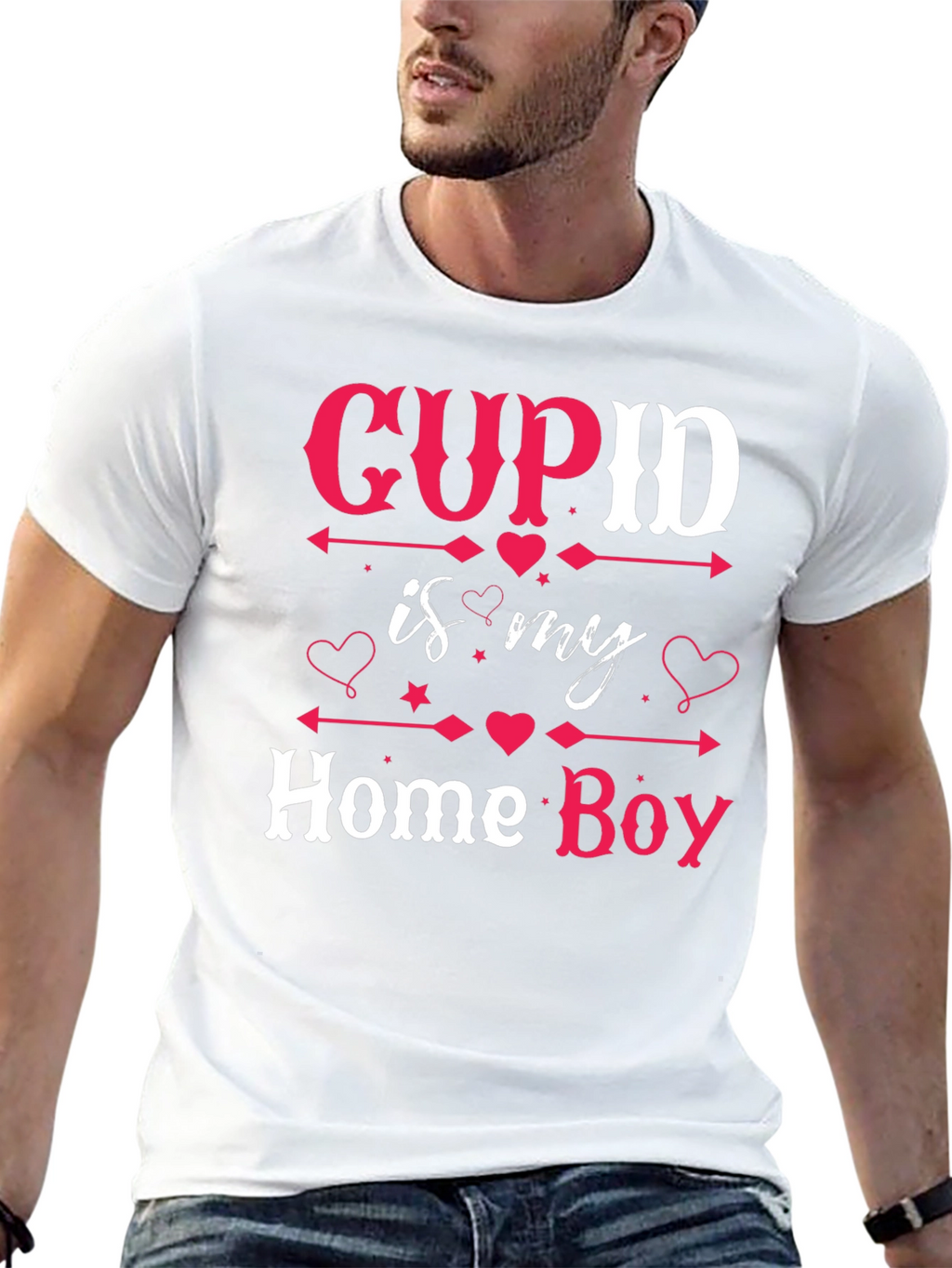 Cupid is My Home Boy Valentines Day T-Shirt