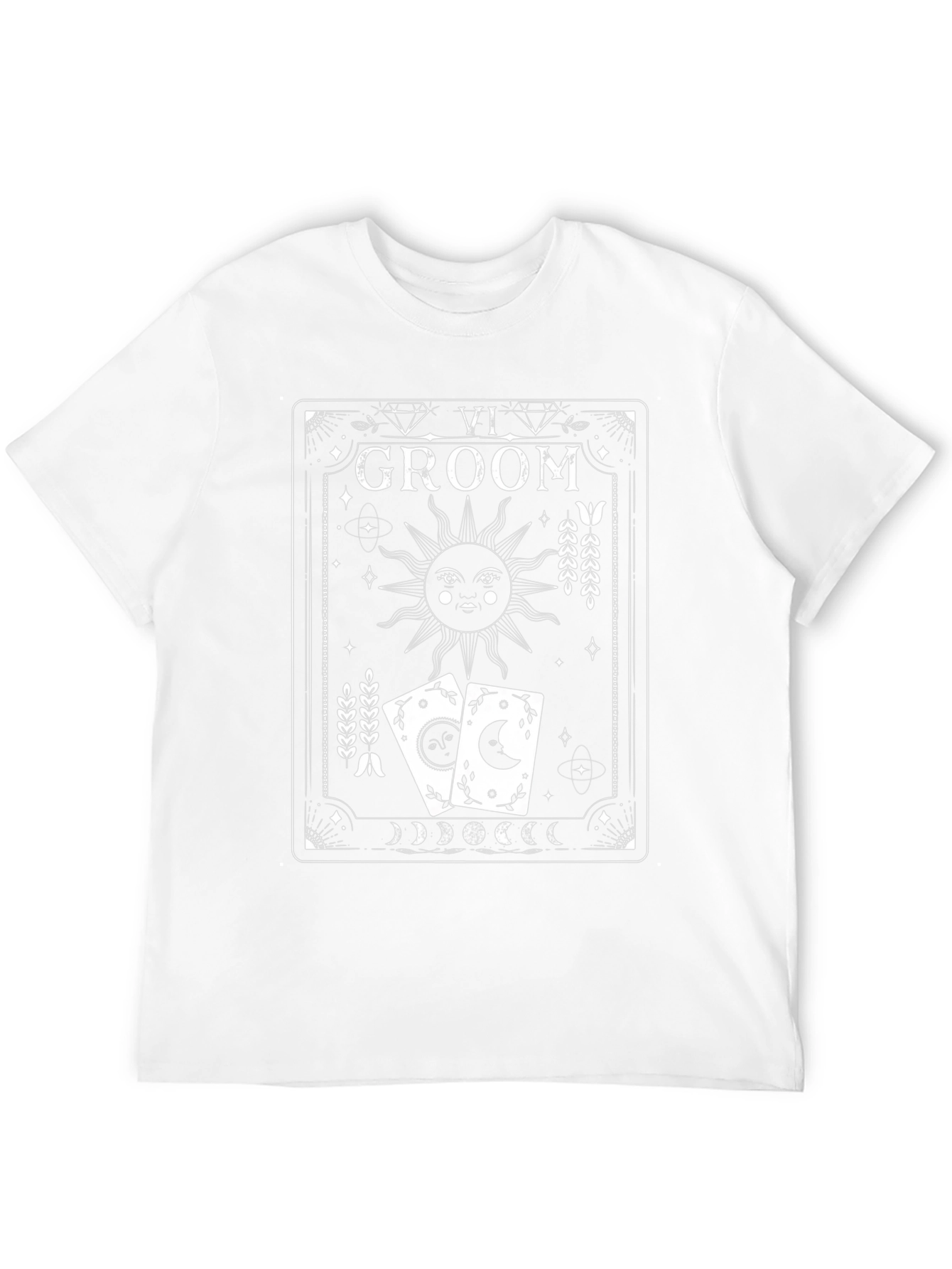 Groom Tarot Card Graphic Tee - Stylish Unisex Shirt