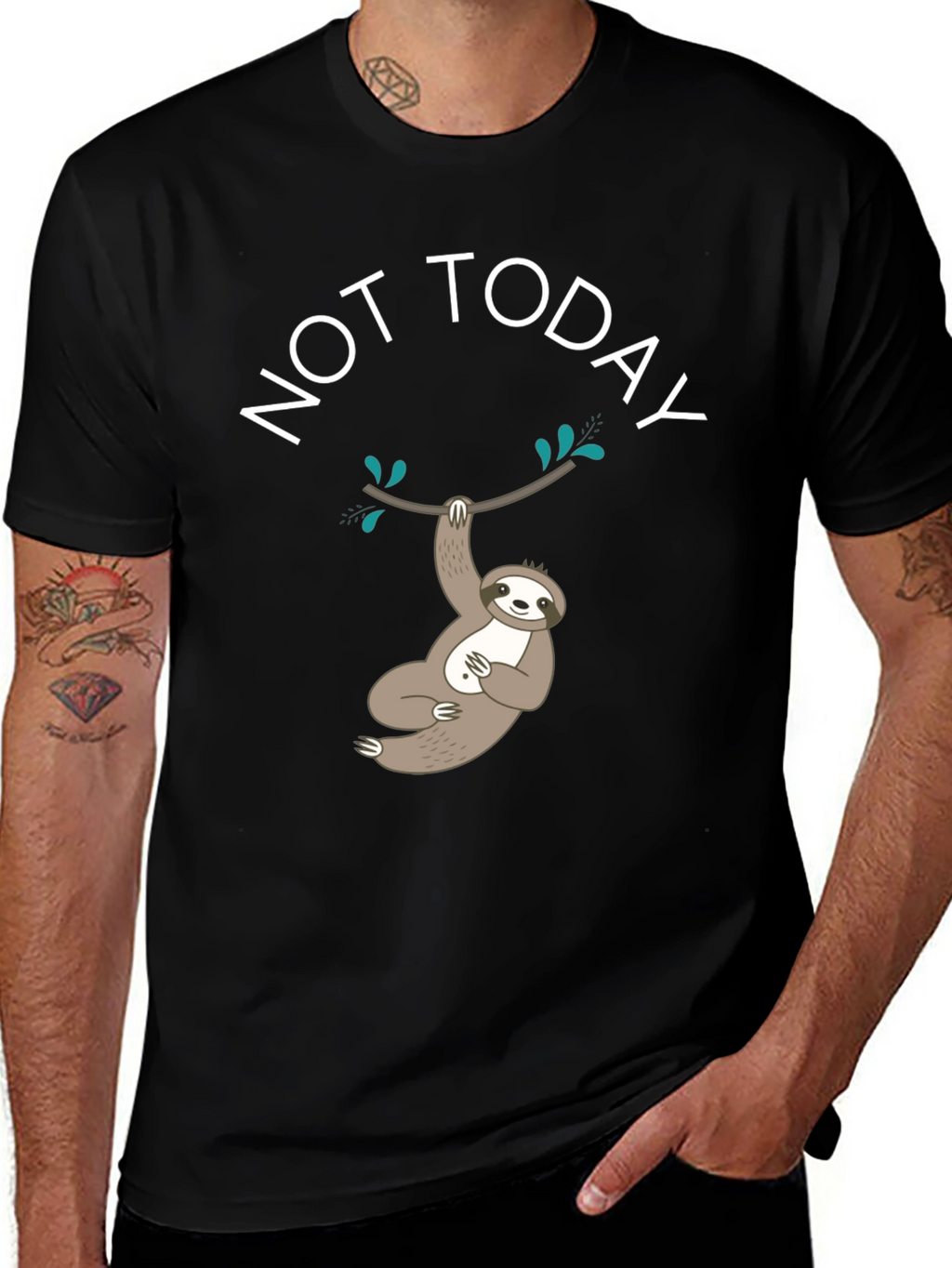 Not Today Sloth Graphic Tee