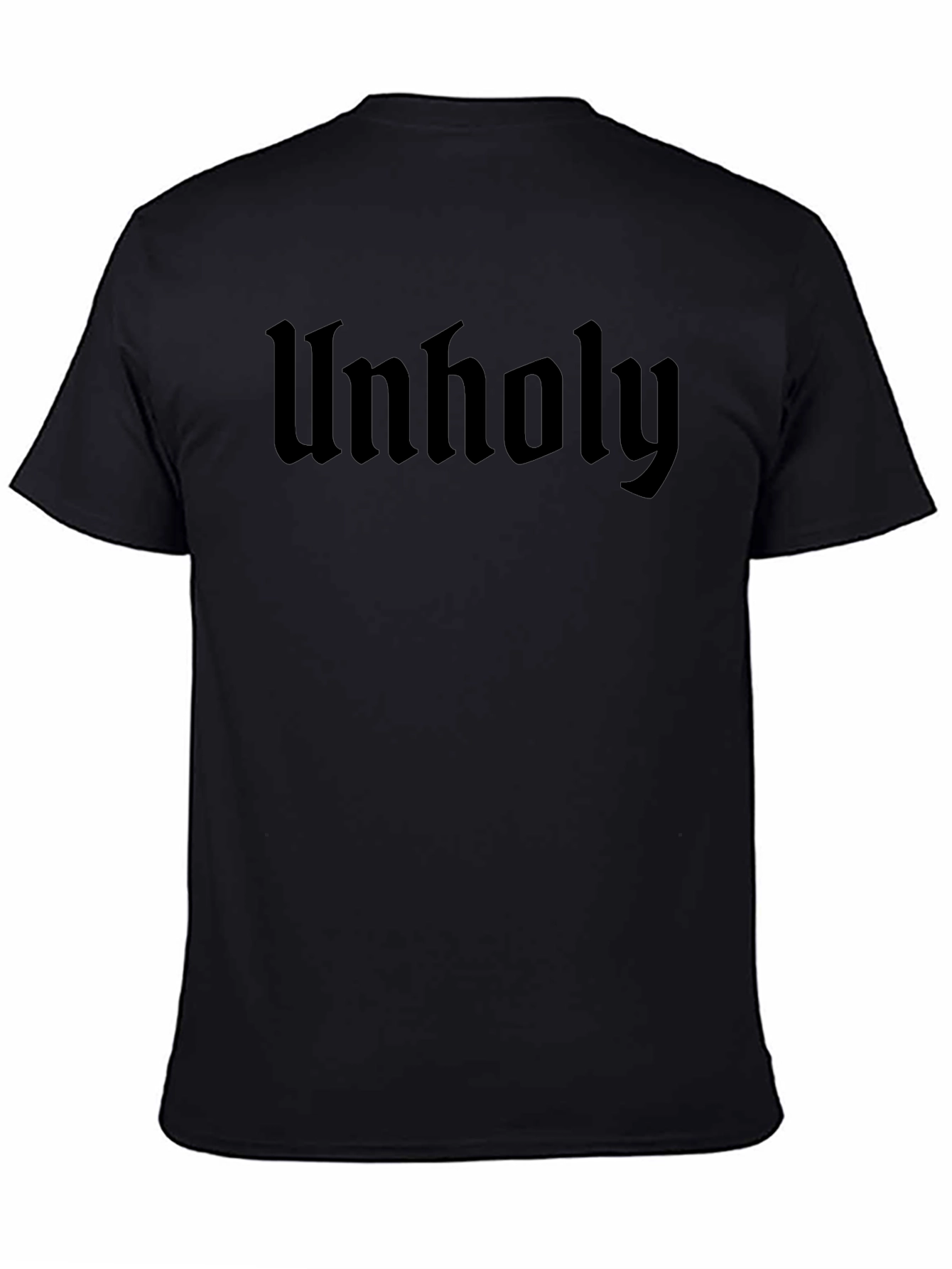 Unholy Graphic Print Black T-Shirt