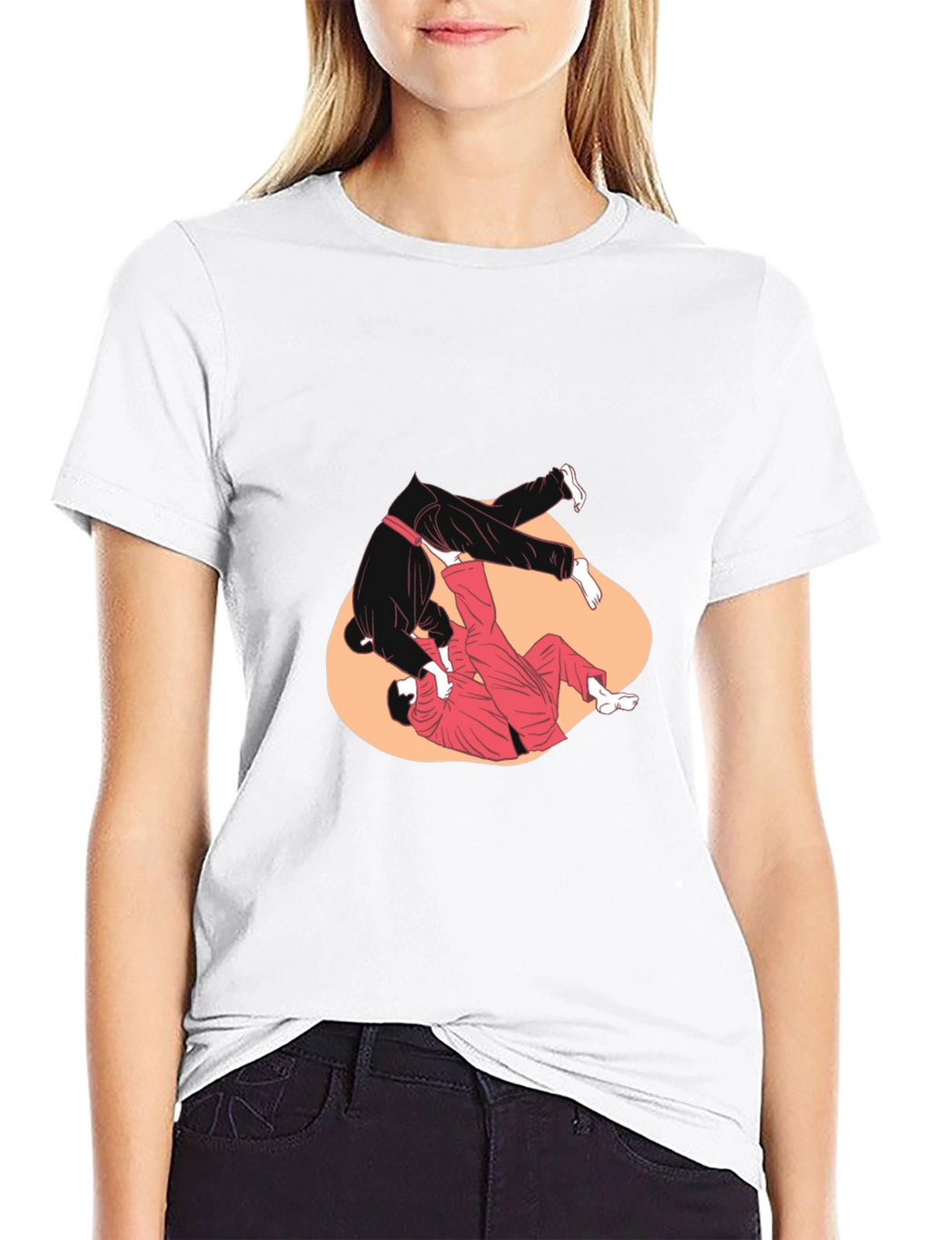 Martial Arts Graphic Tee - Grappling Design
