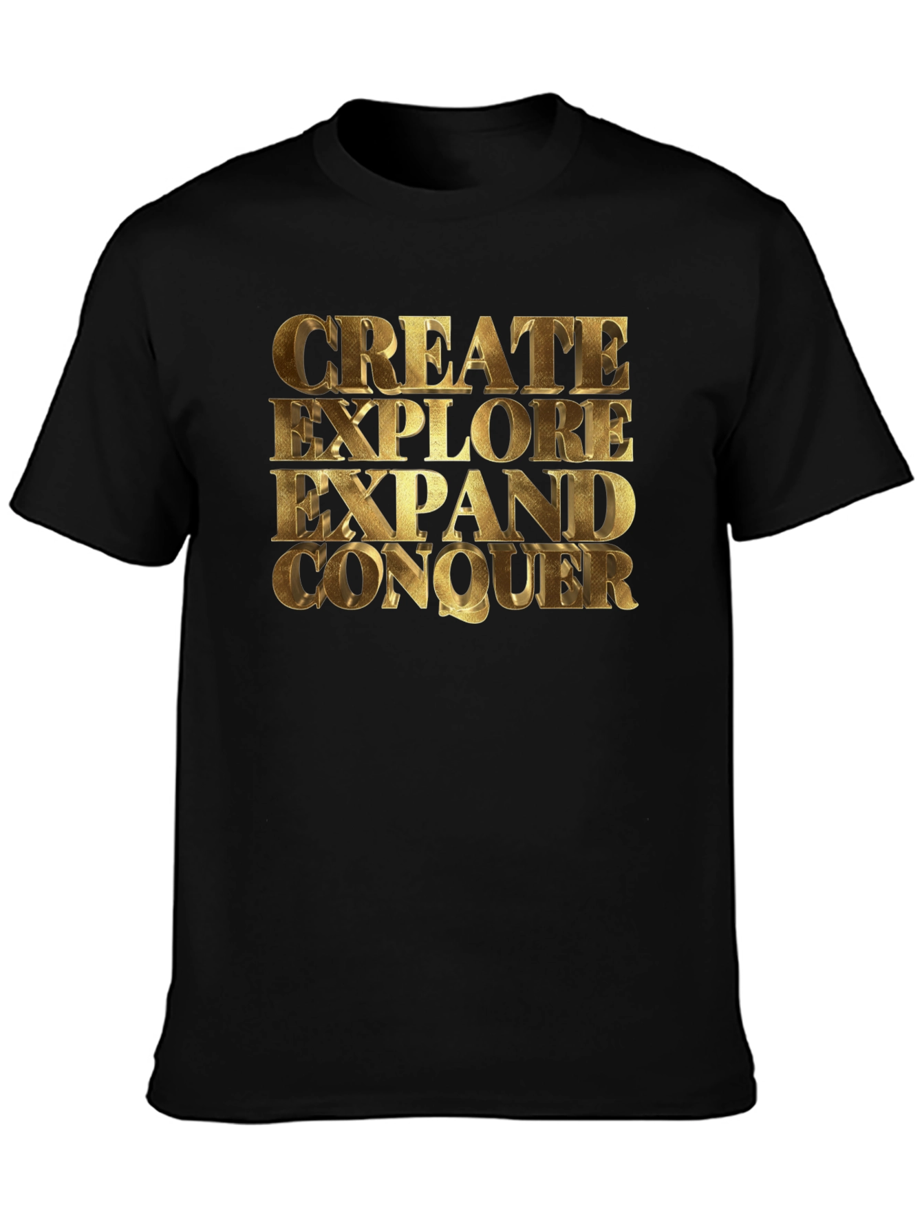 Create Explore Conquer Graphic Tee