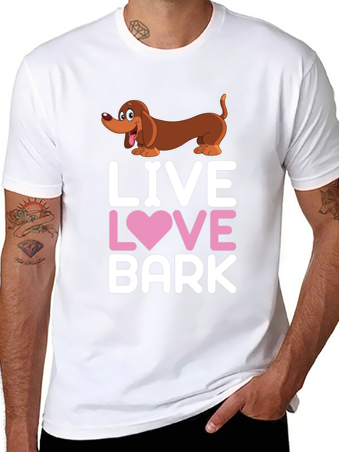 Live Love Bark Dog T-Shirt