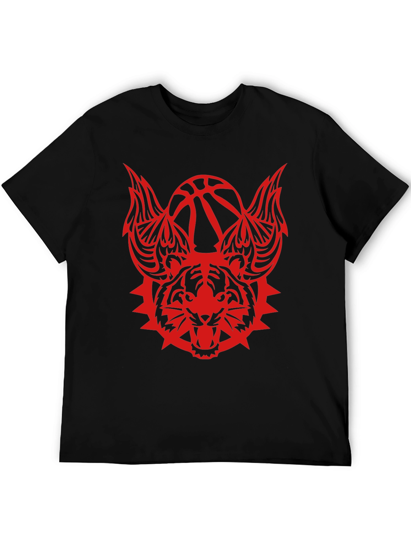 Mens Graphic Tee - Tiger Basketball Design