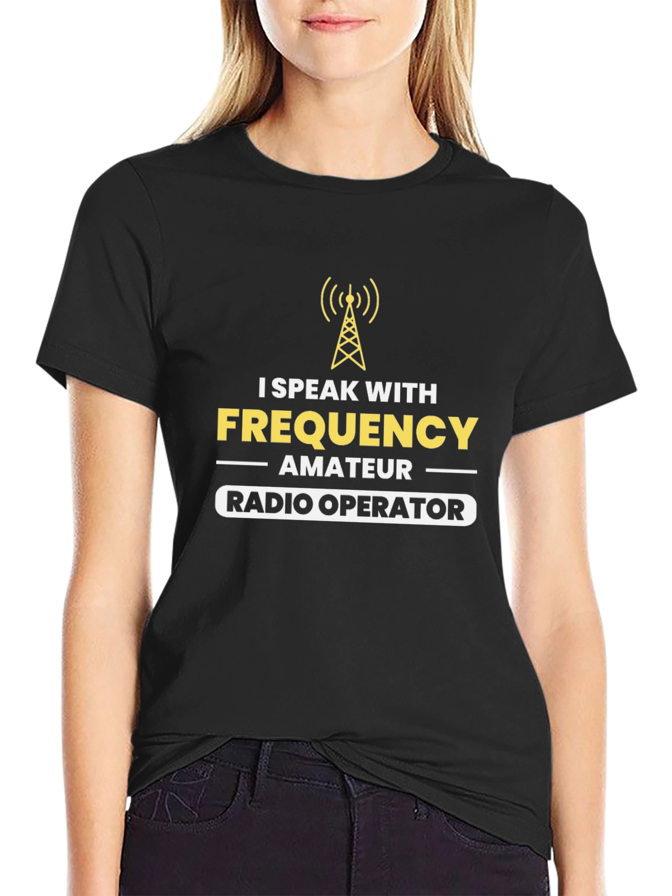 Amateur Radio Operator T-Shirt - Speak With Frequency Tee