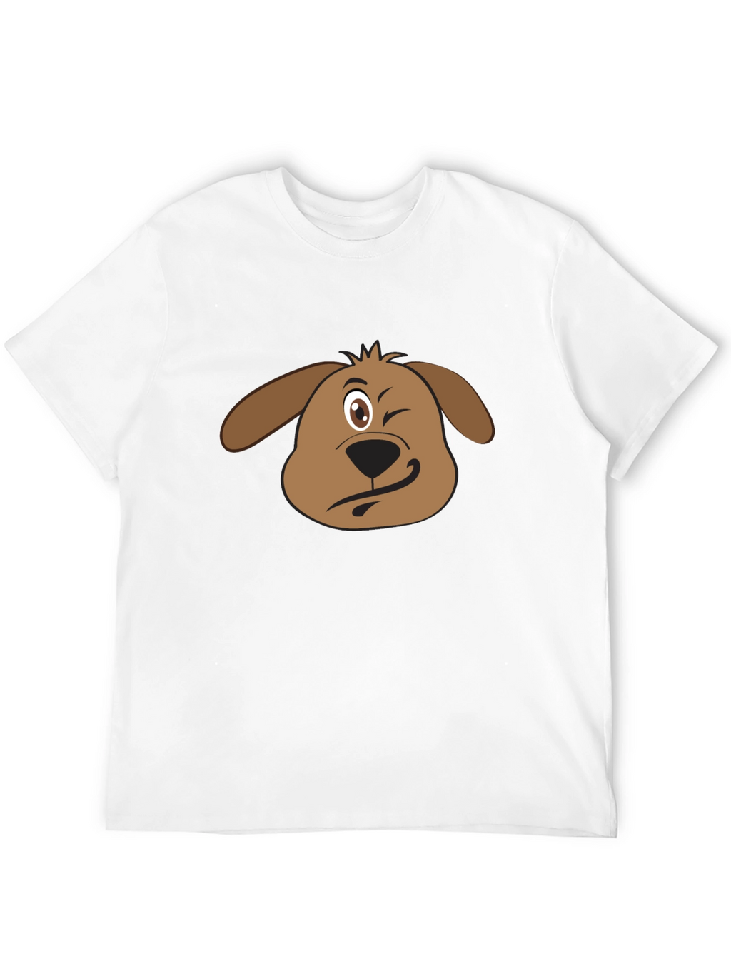 Funny Dog Winking T-Shirt - Cute Graphic Tee