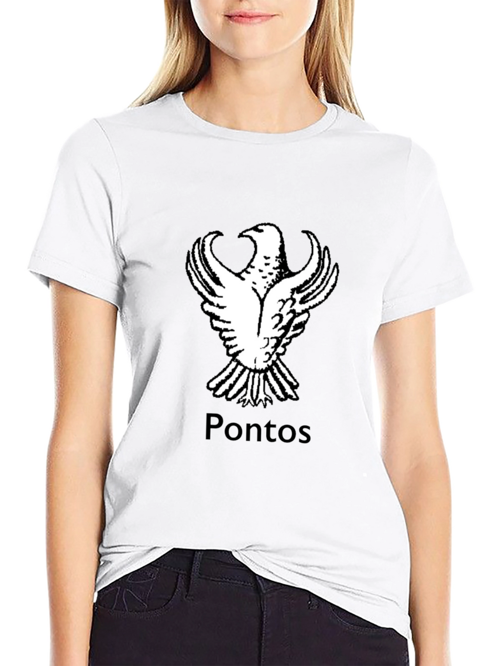 PONTOS Eagle T-Shirt - Black