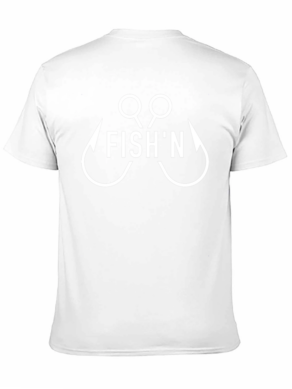 Fishn T-Shirt - Black Short Sleeve Graphic Tee