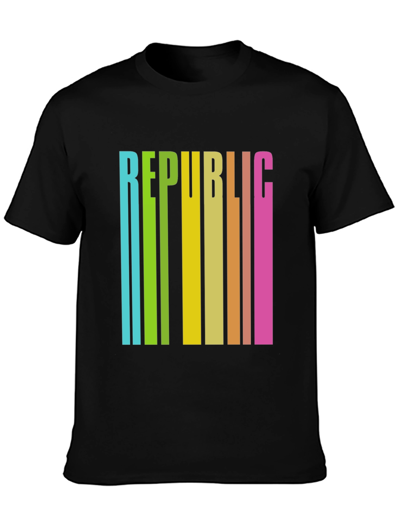 Republic Retro Striped Graphic Tee