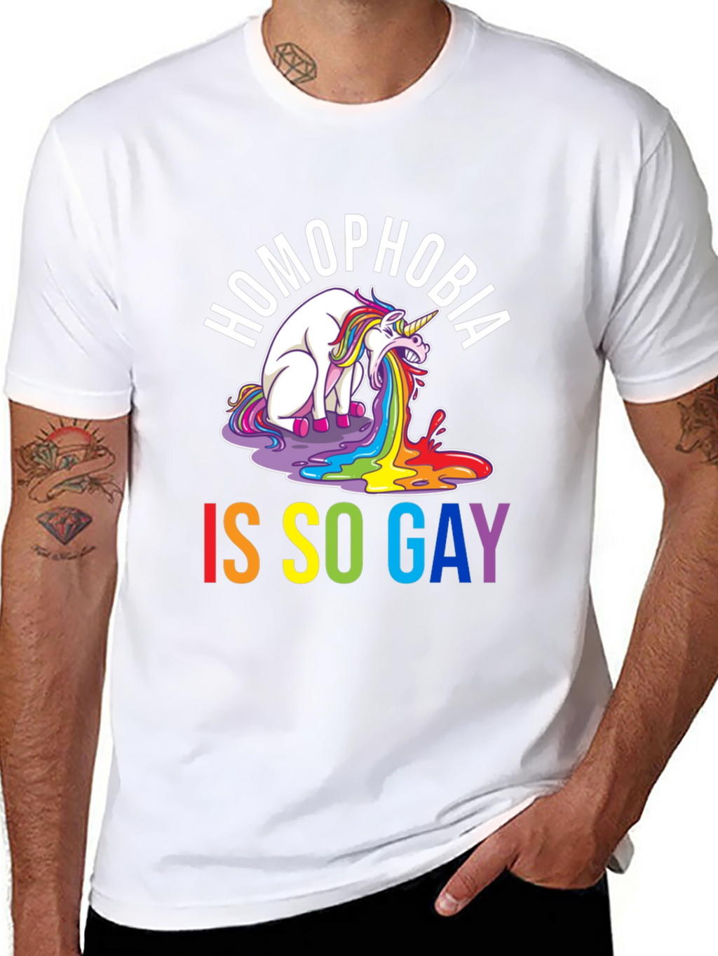 Homophobia Is So Gay T-Shirt - Unisex Black Tee
