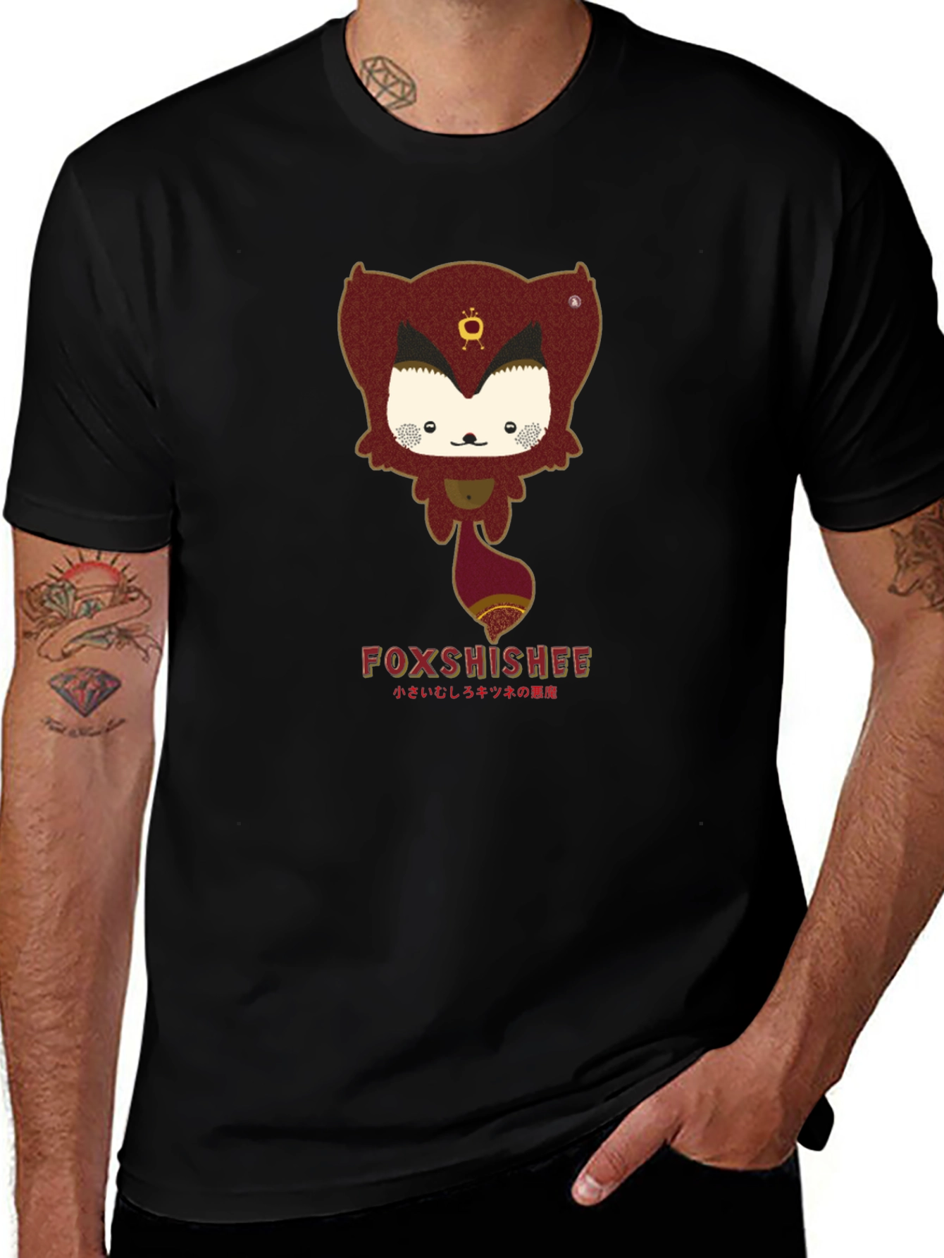 Foxshishee Graphic Print T-Shirt - Stylish Comfort