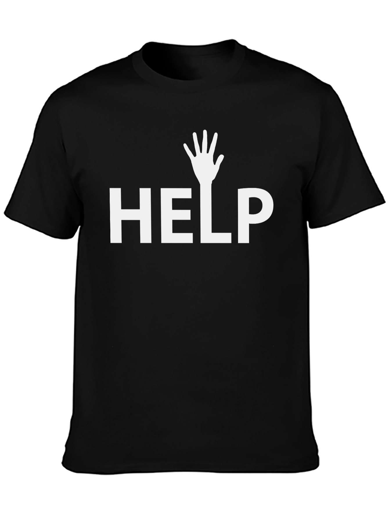 Help Hand Graphic Tee - Stylish Cotton Comfort