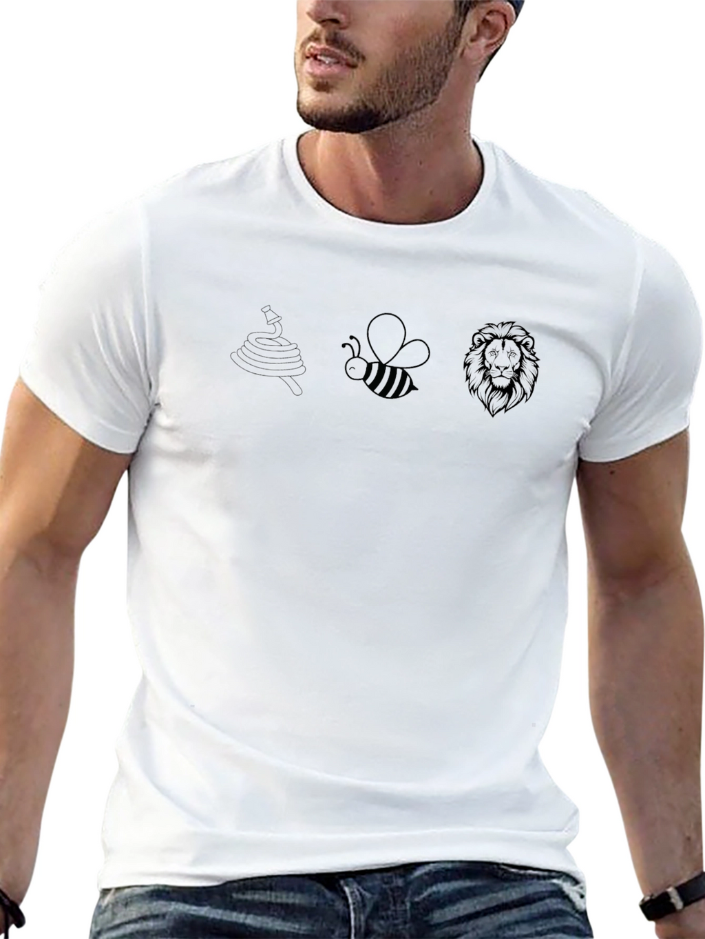 Symbol Graphic Black T-Shirt