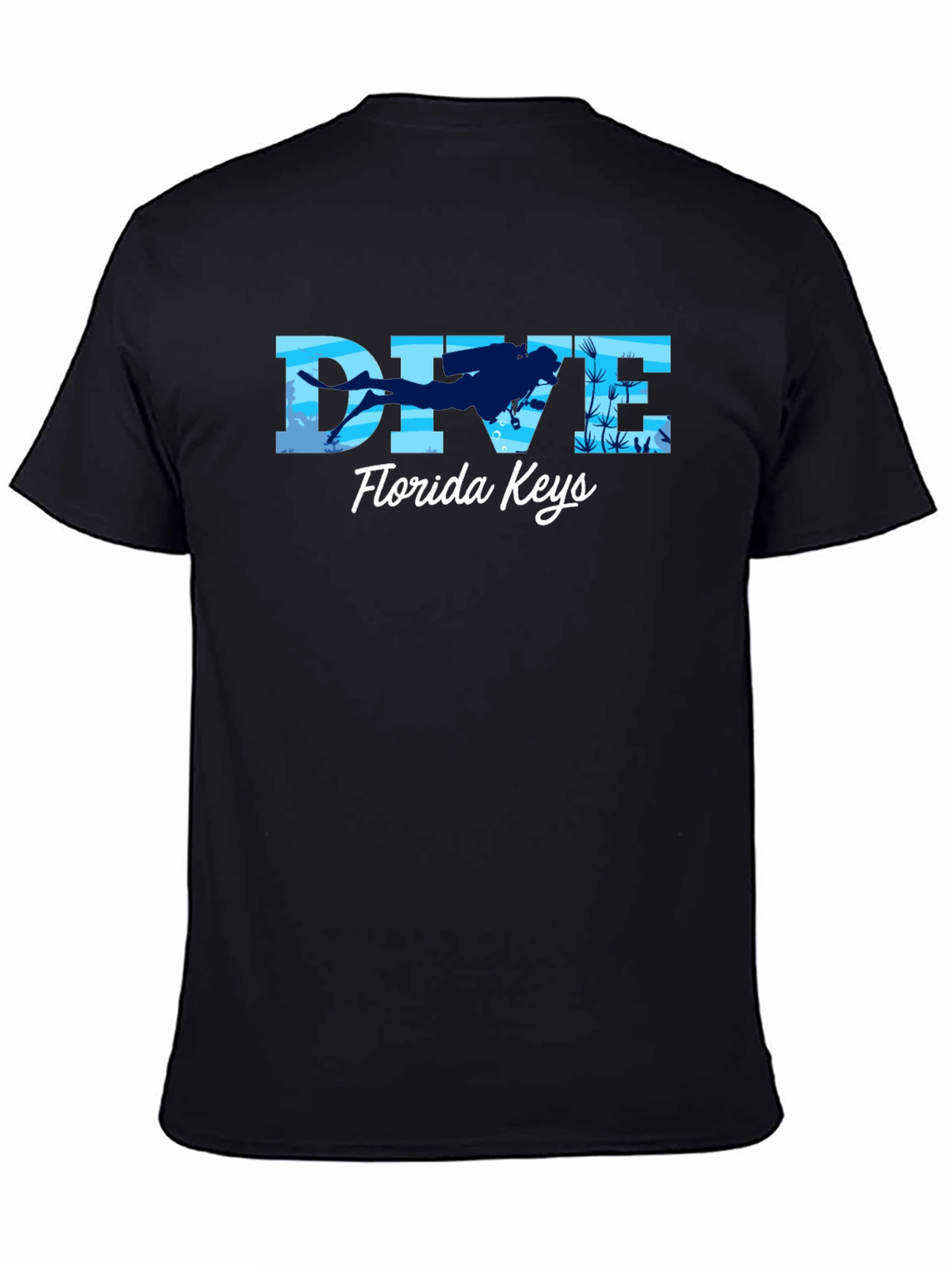 Dive Florida Keys Black T-Shirt