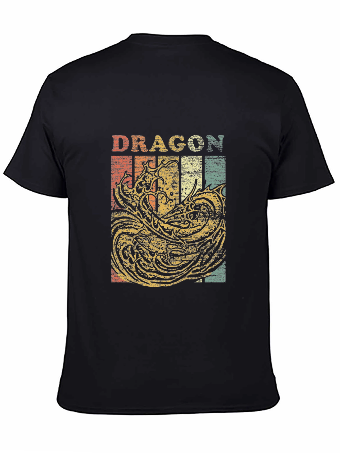 Vintage Dragon Graphic T-Shirt - Retro Style Tee