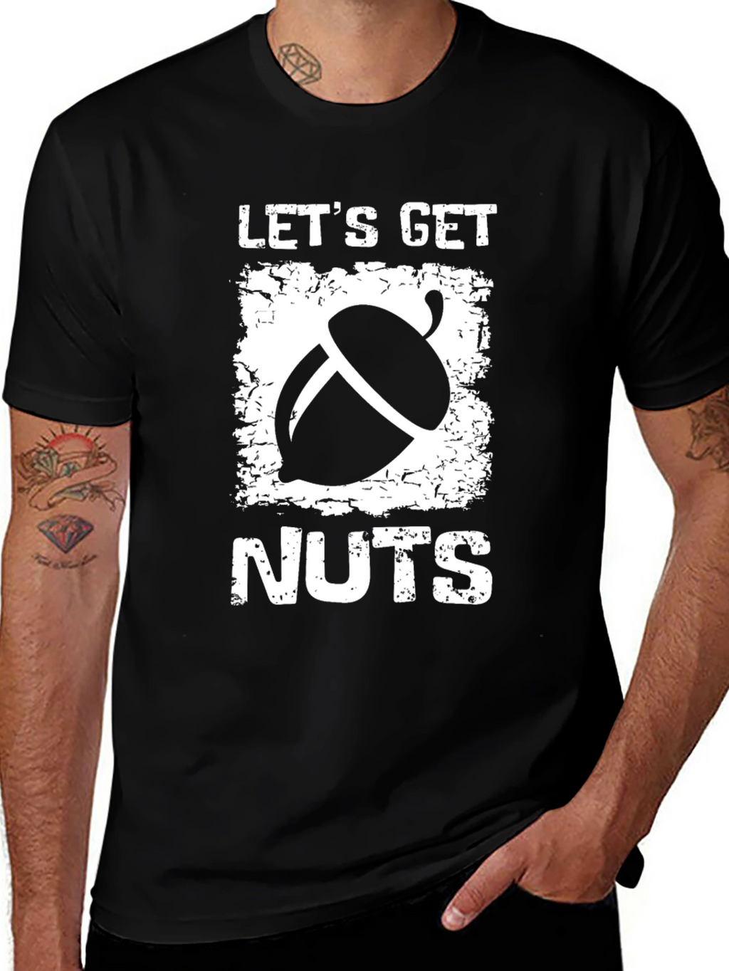 Lets Get Nuts Graphic T-Shirt
