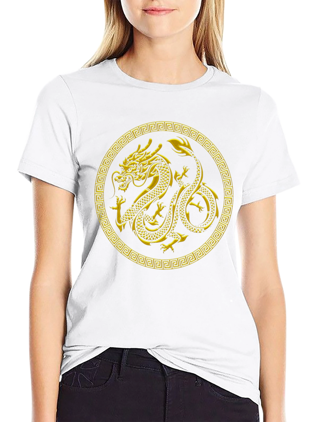 Golden Dragon Graphic Tee