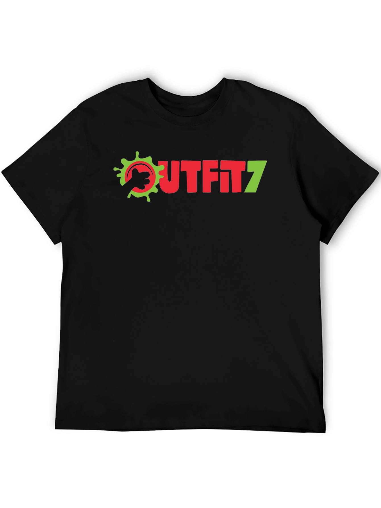 Outfit7 Black Graphic Tee