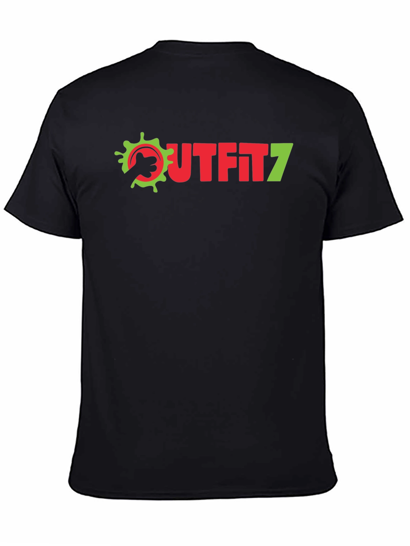Outfit7 Black Graphic Tee