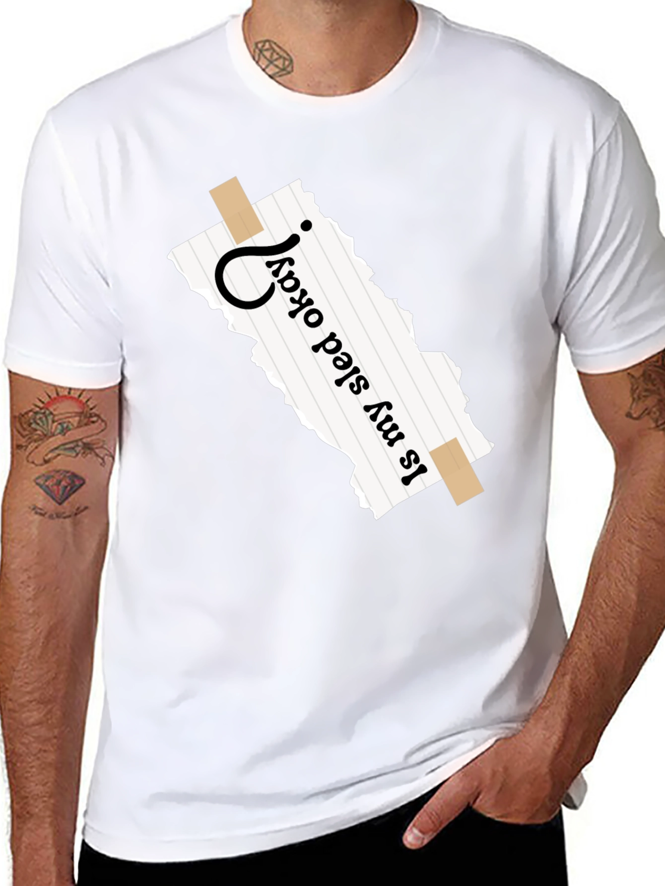 Is My Sled Okay? Novelty Graphic T-Shirt