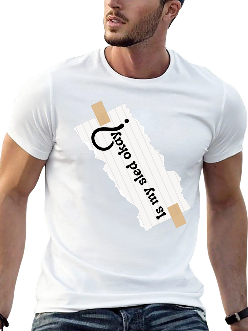 Is My Sled Okay? Novelty Graphic T-Shirt