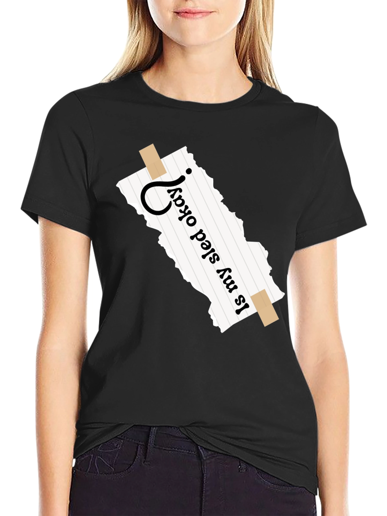 Is My Sled Okay? Novelty Graphic T-Shirt
