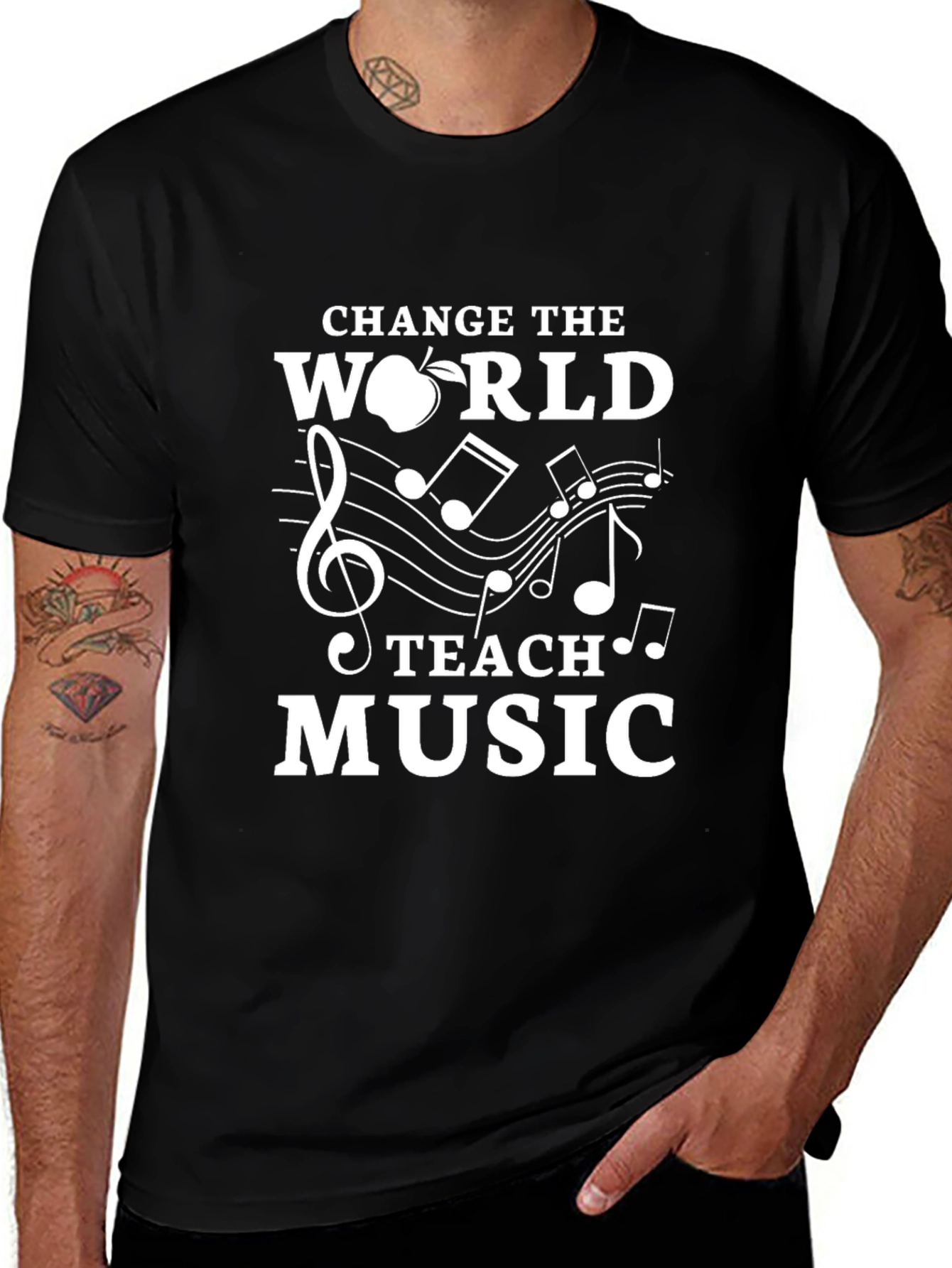 Change The World Teach Music T-Shirt