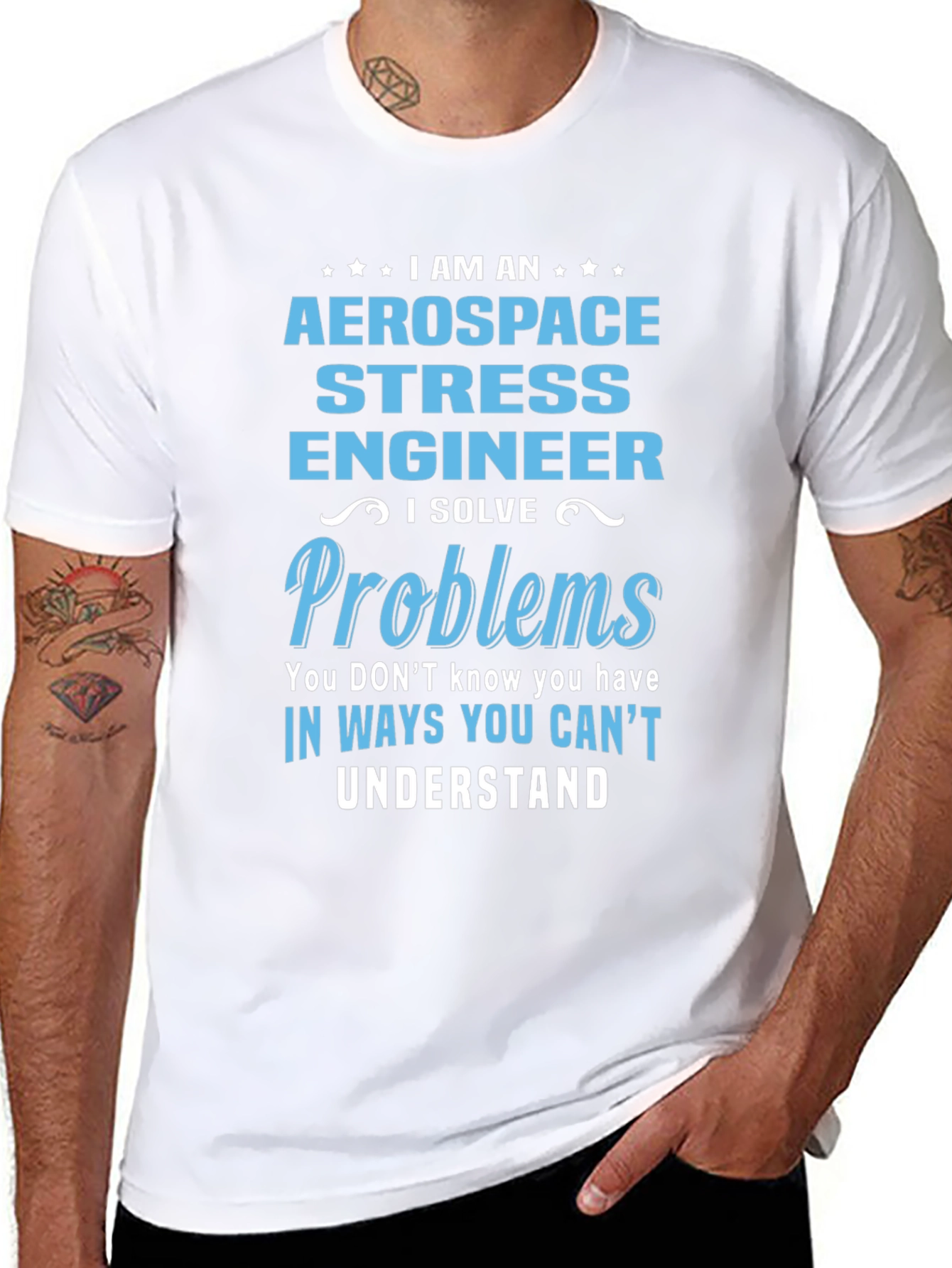 Aerospace Stress Engineer T-Shirt - Problem Solver Gift