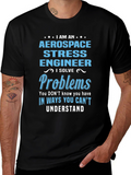 Aerospace Stress Engineer T-Shirt - Problem Solver Gift