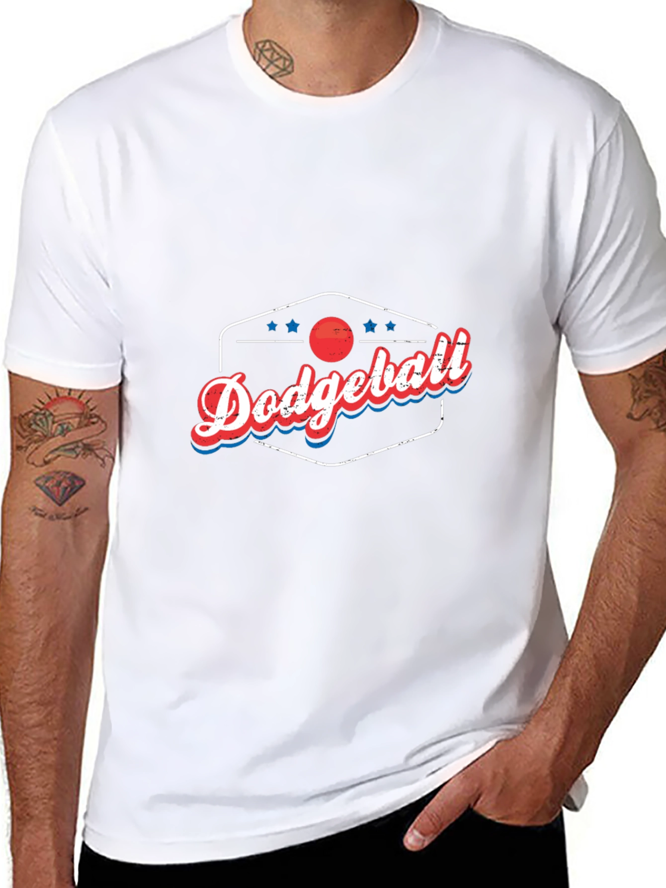 Dodgeball Retro Style Graphic T-Shirt