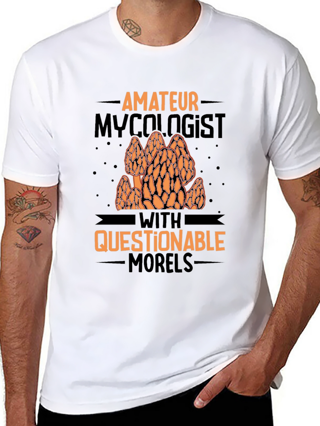 Amateur Mycologist Morels Graphic Tee