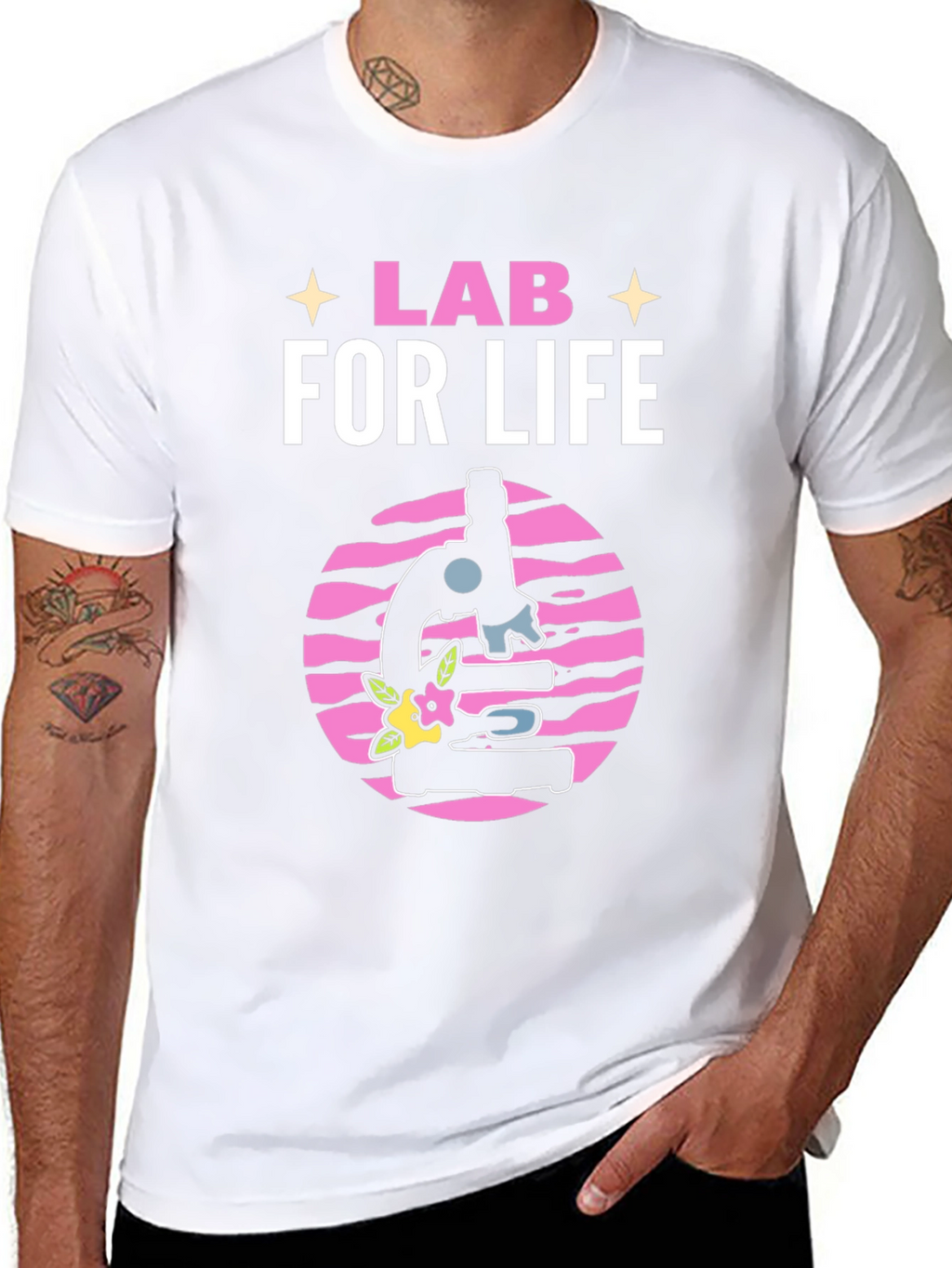 Lab For Life Black T-Shirt