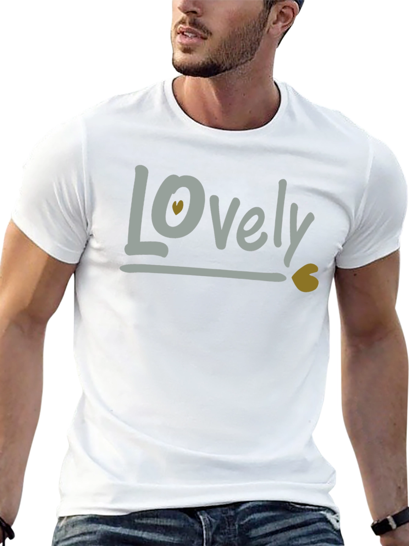 Lovely Graphic Tee - Stylish Casual Wear