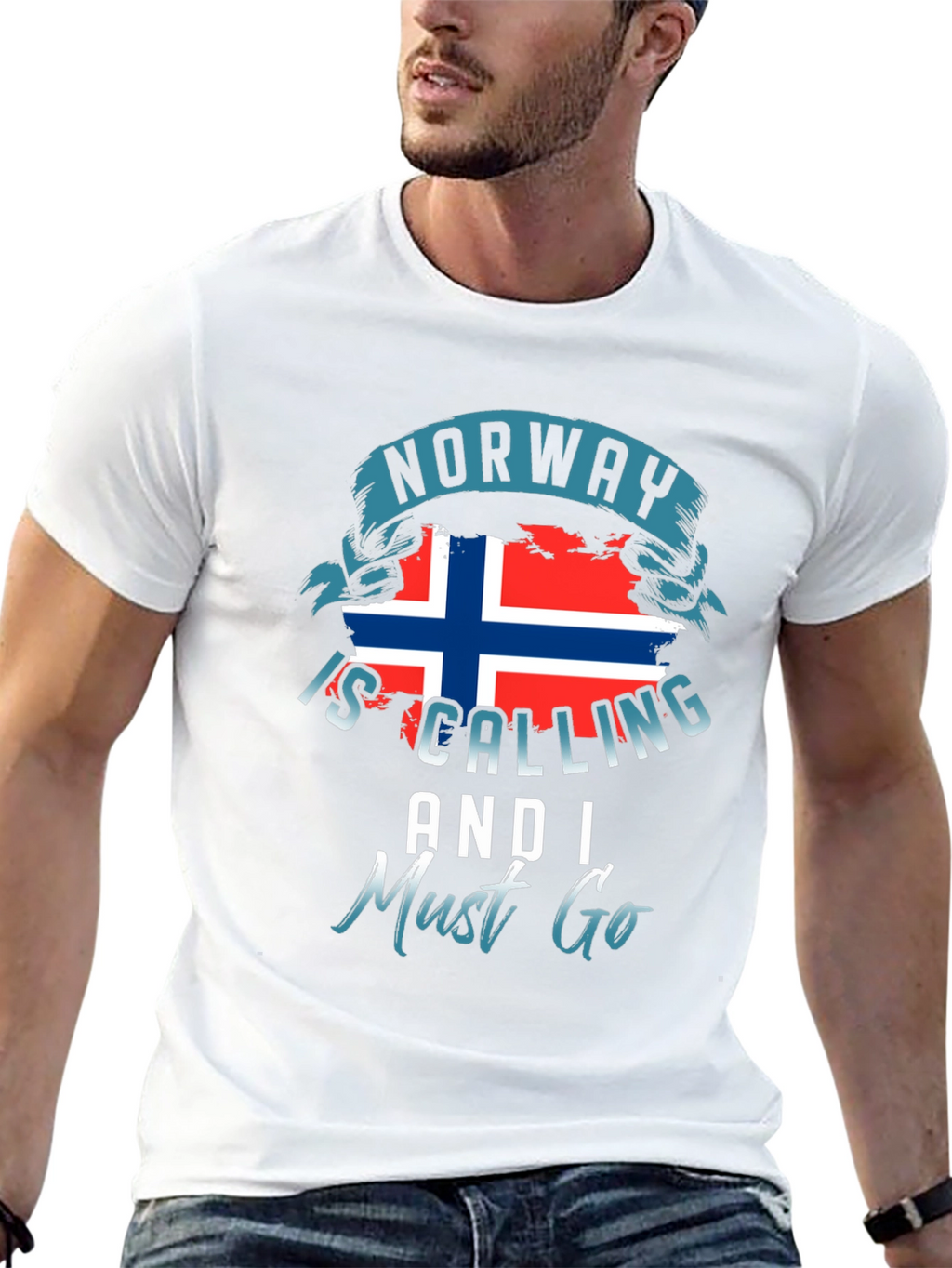 Norway Calling T-Shirt - Travel Adventure Tee
