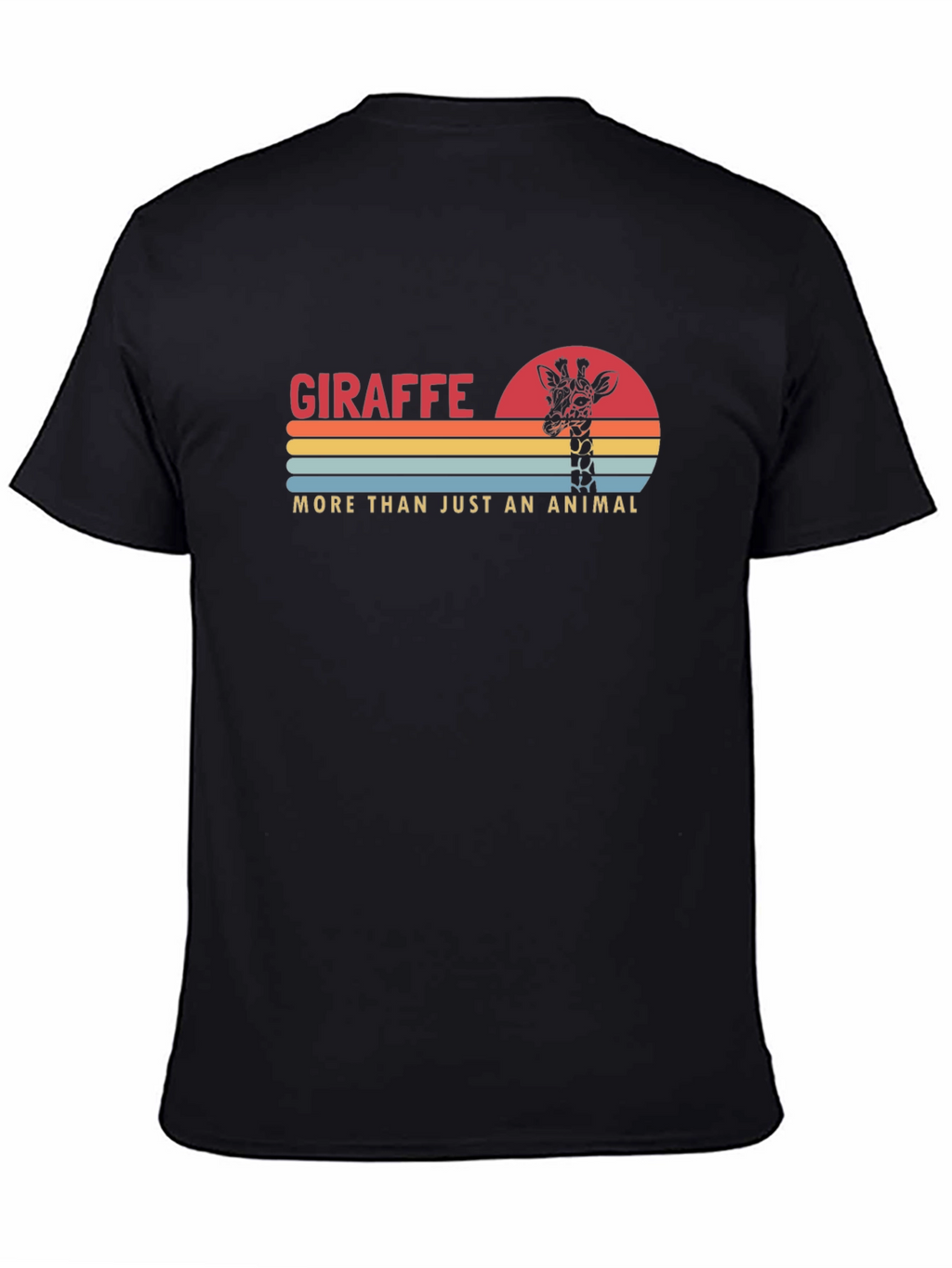 Giraffe Animal Retro Style Graphic T-Shirt